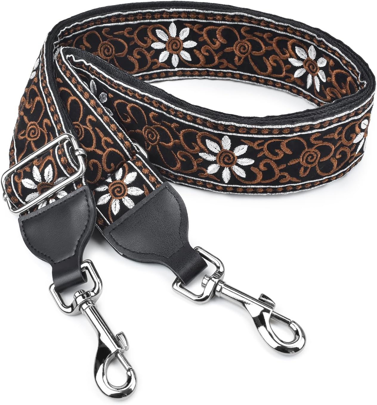 CLOUDMUSIC Handbag Strap Replacement Crossbody Strap Purse Strap With Silver Clips For Women Girls