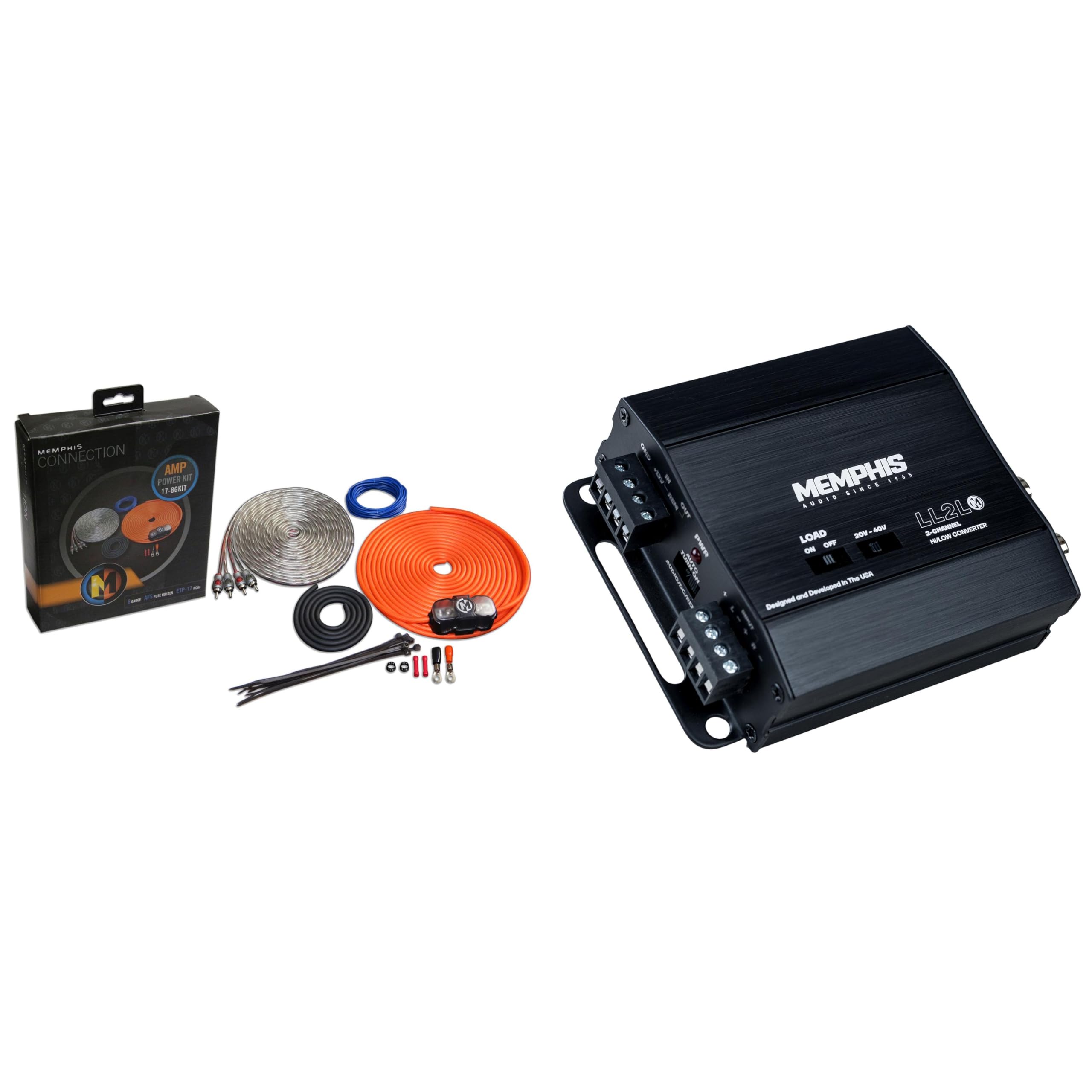 Amazon.com: Memphis 8GKIT 8-Gauge Amp Install Kit -AFS Fuse Holder