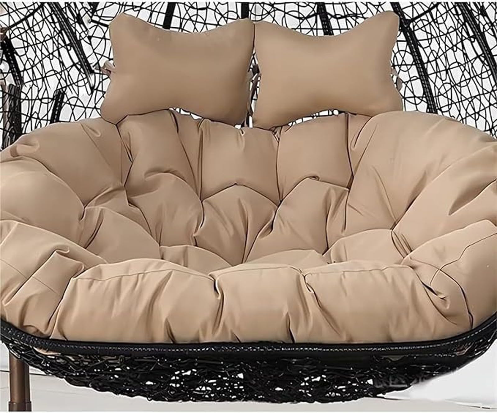 2 Person Hanging Egg Chair Cushion Replacement - Double Basket Hammock Cushion (K,170 * 120cm/67 * 47in) — image 1