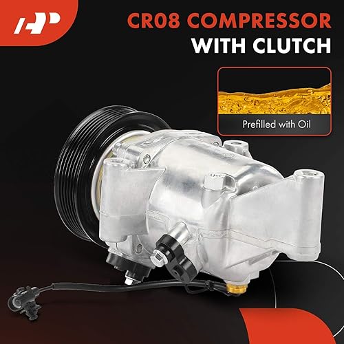 Miniatura 3 de A-Premium Compresor de aire acondicionado con embrague compatible con Suzuki SX4 2010 2011 2012 2013 2.0L, con polea de 6 ranuras