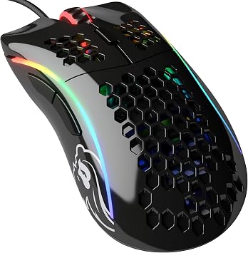GLORIOUS Model D Wired Gaming Mouse Glossy Black