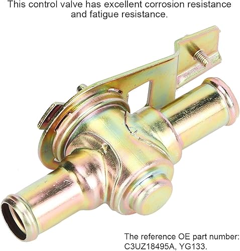 Miniatura 4 de Válvula de control del calentador, válvula de control de calentador de automóvil Fydun compatible con Ford E y F Series para Dodge C3UZ18495A YG133