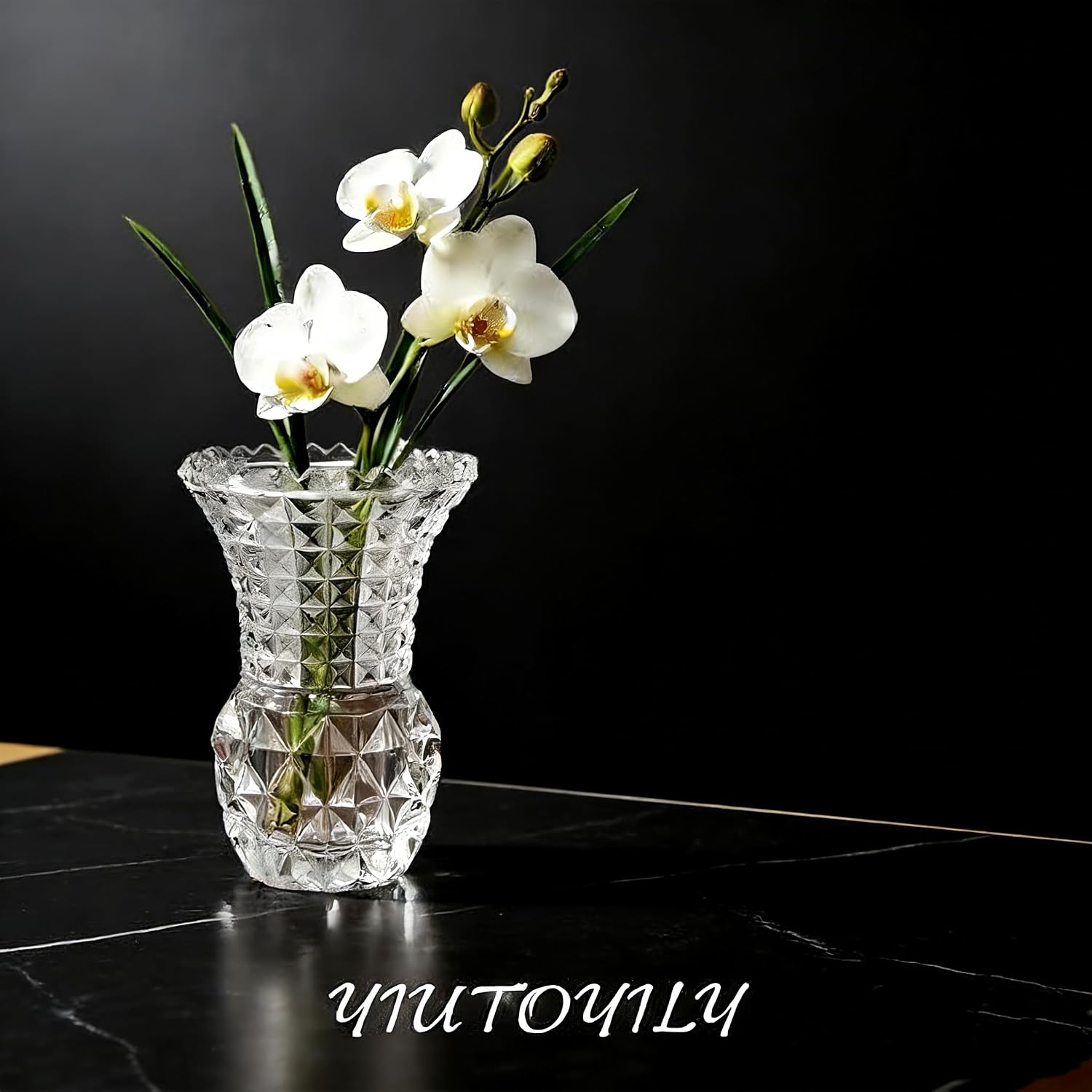 2 Pack Glass Votive Candle Holders with Removable Metal Drip Pan, Clear Textured Glass Candle Holders & Mini Flower Vase for Table Centerpiece Wedding Home Decor