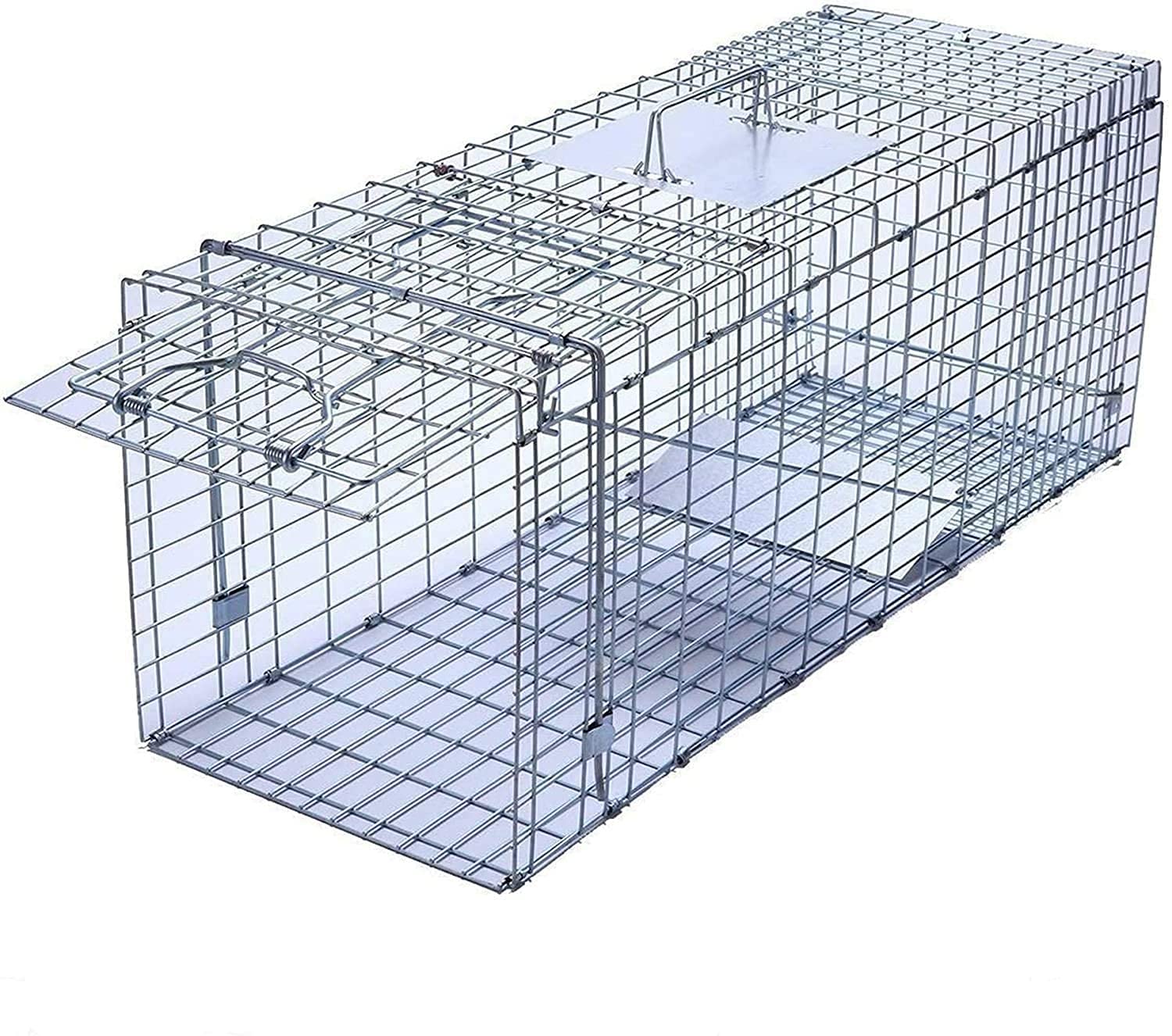 REPTI ZOO Collapsible Humane Live Animal Trap Perfect for Raccoons, Stray Cats, Model: SMALL Amazing effect Use it safely, don't hurt animals and help stray cats go home
