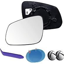 Driver Side Mirror Glass Compatible with Chevrolet Spark 2016-2022 | Compatible with Chevrolet Spark 2016-2022 Heated