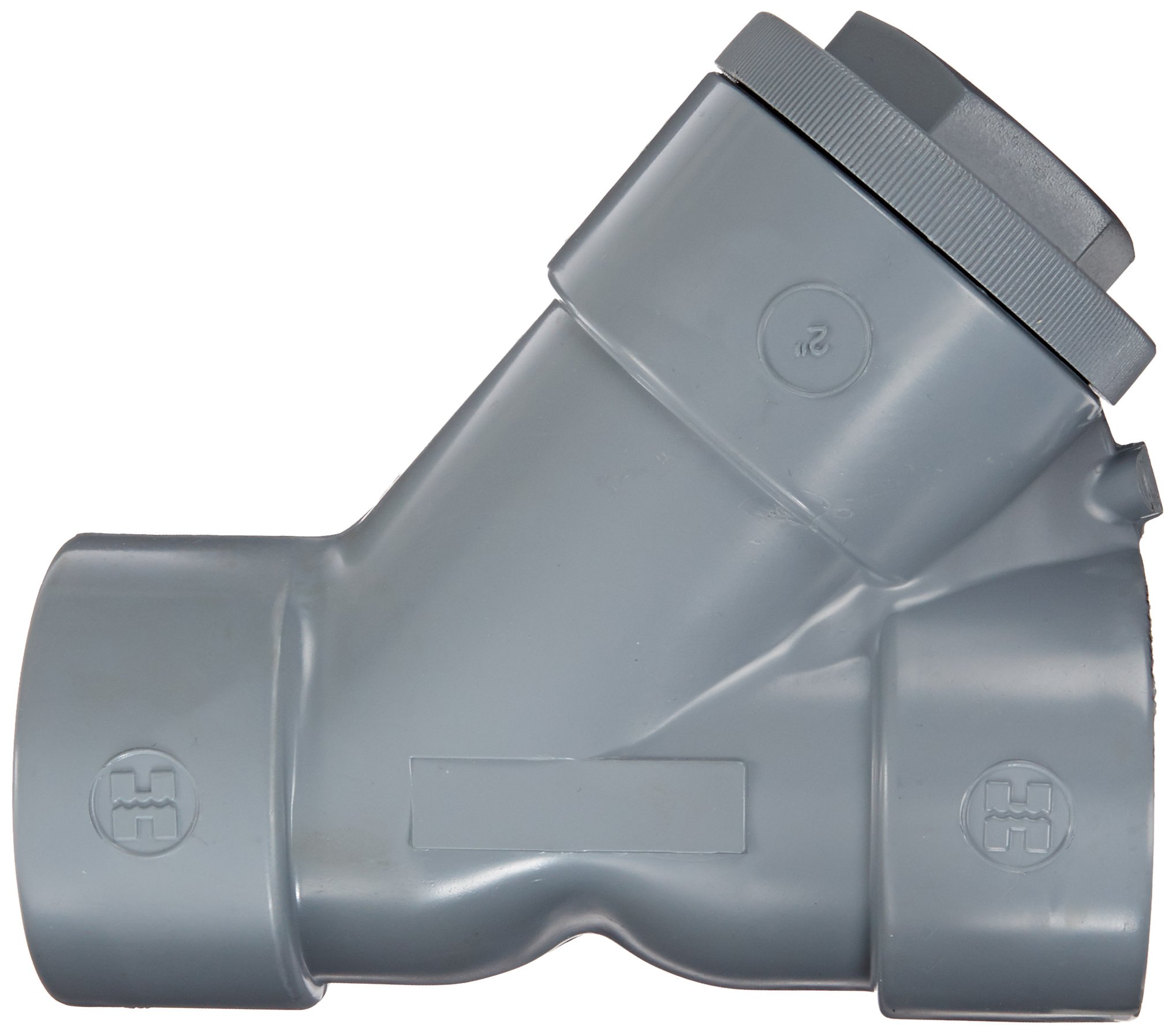 Hayward YS20200S 2-Inch Socket CPVC Plastic Y-Strainer with FPM O-ring Seals