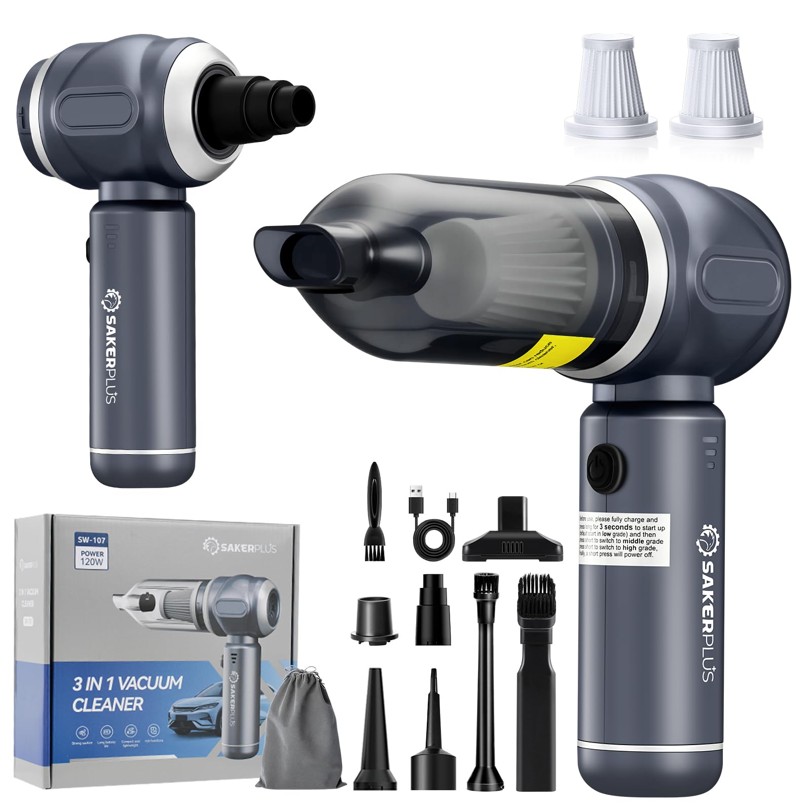 Sakerplus Cordless Vacuum