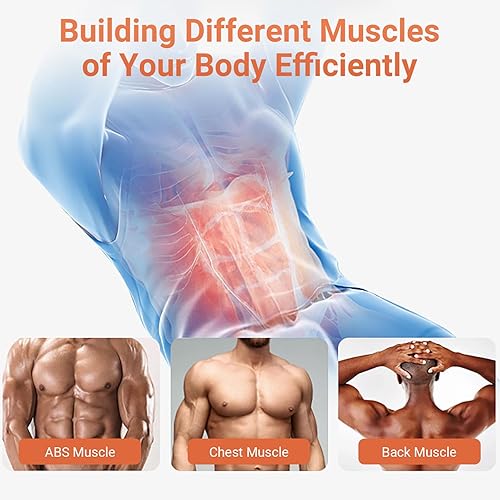 Miniatura 7 de Estimulador de abdominales, estimulador de abdominales, tónico muscular para gimnasio, oficina, hogar