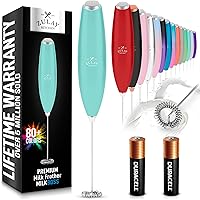 Vista 38 de Zulay Kitchen - Batidor eléctrico de mano para café, lattes, capuchinos, matcha y chocolate caliente, mezclador portátil para bebidas, accesorio