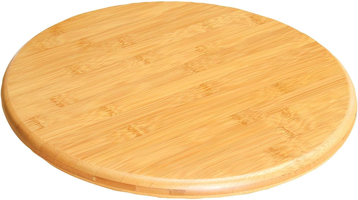 Bamboo Lazy Susan 12-Inch Rotating Serving Tray/Cabinet Organizer