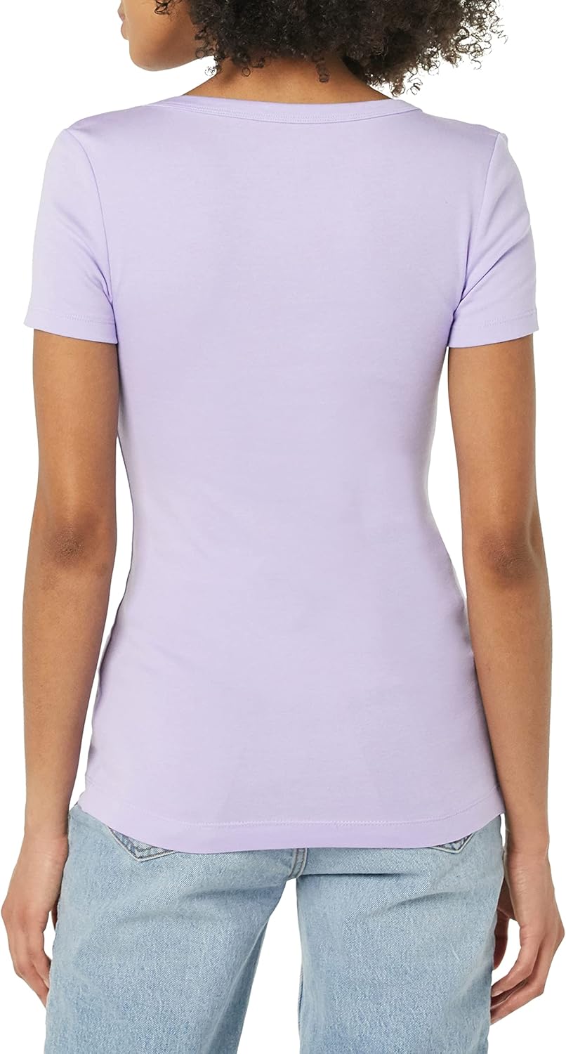 Amazon Essentials Women's Slim-Fit Short-Sleeve V-Neck T-Shirt - Image 4