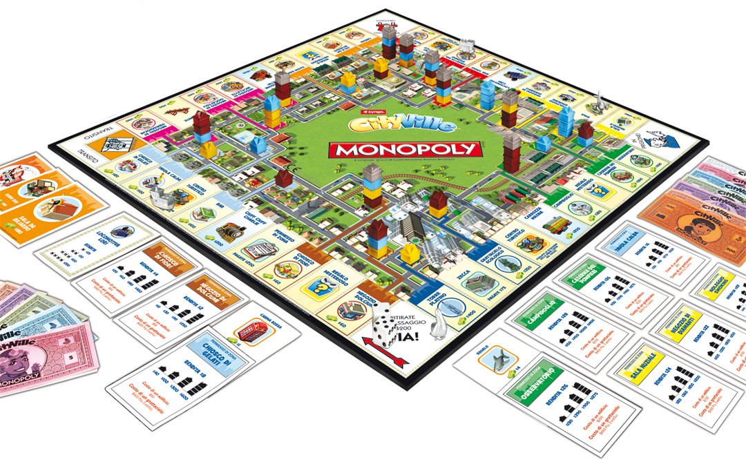 Monopoly Hasbro CityVille, in Italiano