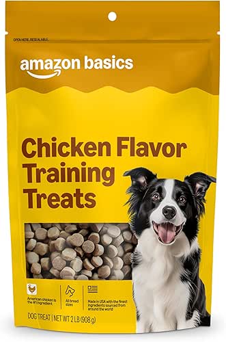 Amazon Basics Chicken Flavor Training Treats for Dogs, 2 lb.