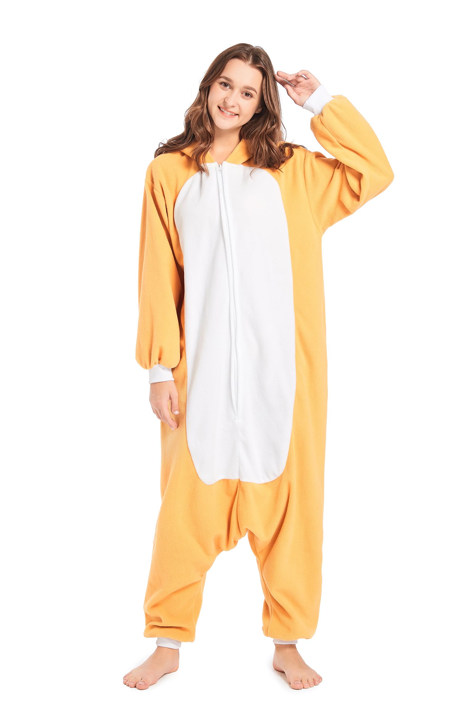 DELEY Unisexe Axolotl Onesie Adulte Déguisement d'halloween Anime Axolotl Cosplay Pyjamas Vêtements de Nuit Chauds Vêtements de Maison