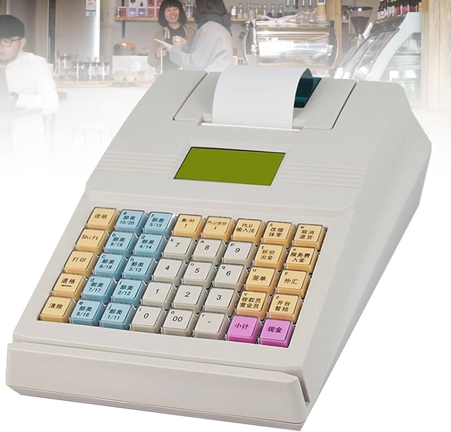 Amazon.co.jp: 電子レジ、40キー商業レジ、ポータブルレジ、中小企業