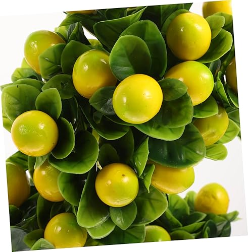 Miniatura 5 de Adornos artificiales de flores para árboles frutales, decoración de mesa auxiliar, tallos de limón falsos, ramas de frutas sintéticas, árbol de