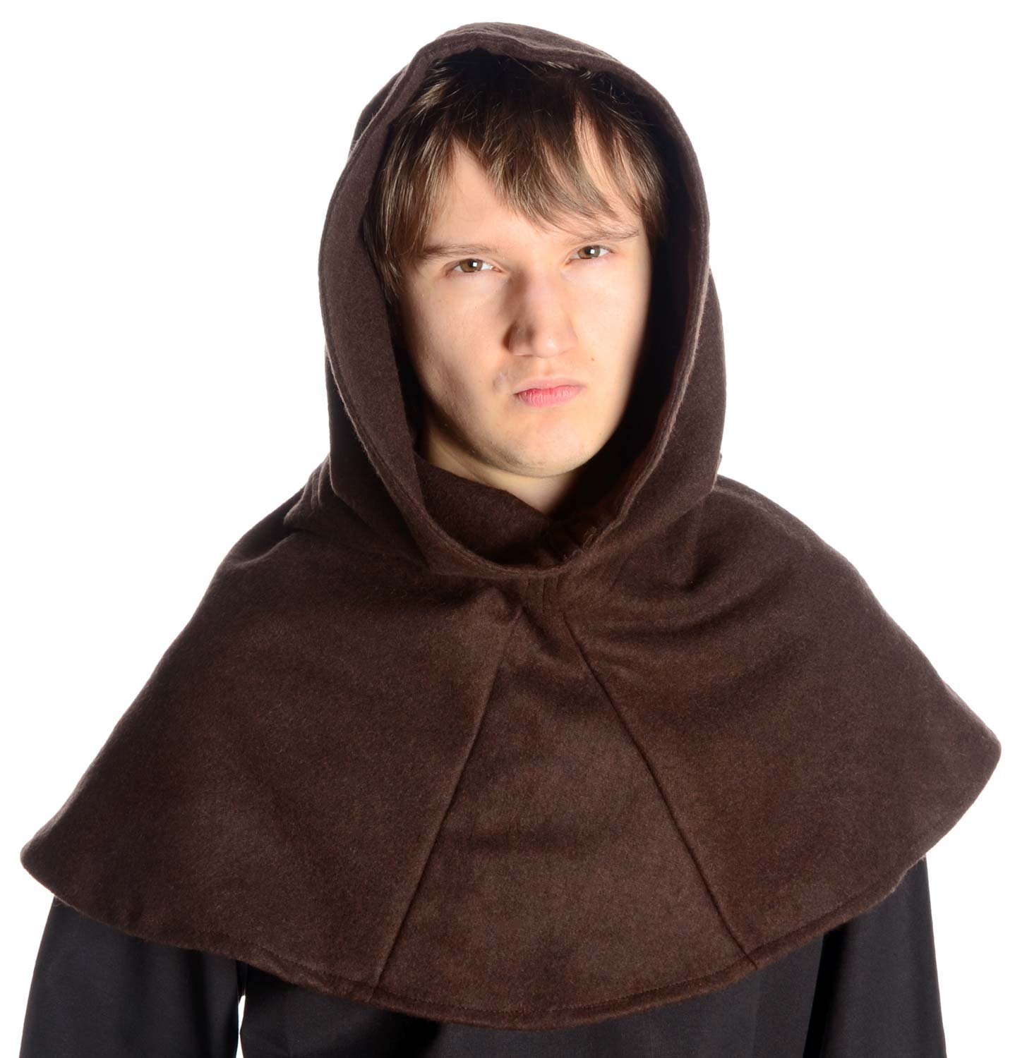 HEMAD Mittelalter Gugel Schafwollfilz - Mittelalterliche Kleidung