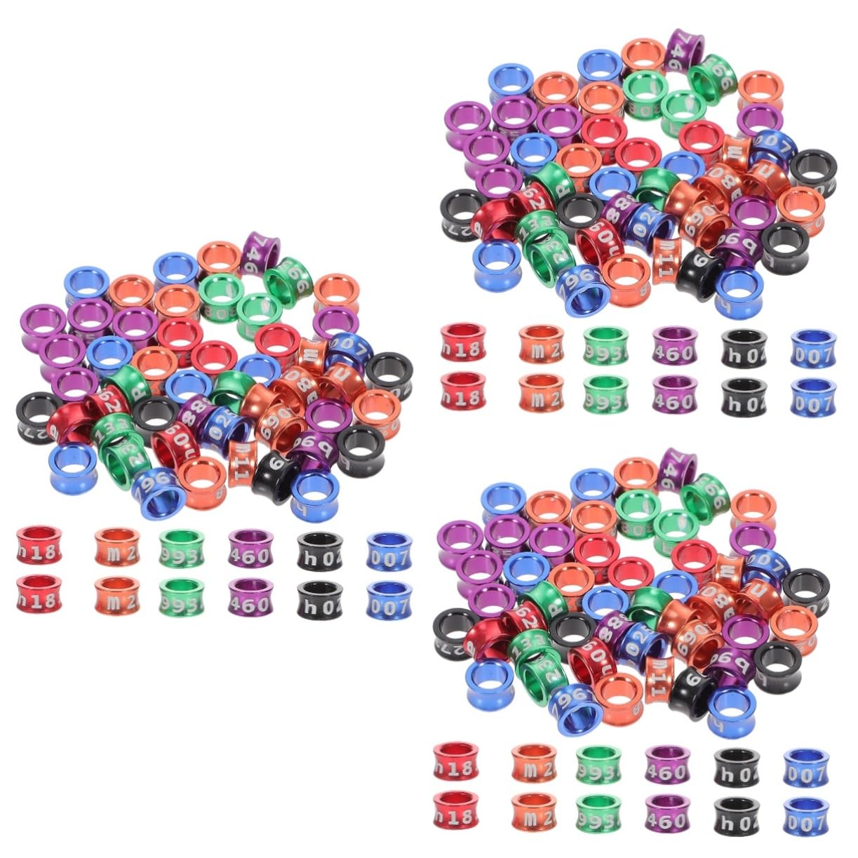 150 Anillos De Tobillo Cerrados De Aleación para Pata De Paloma, Anillos Numerados para Pata De Pájaro, Anillos para Pata De Pájaro, Anillos para Pata De Pájaro, Suministros para