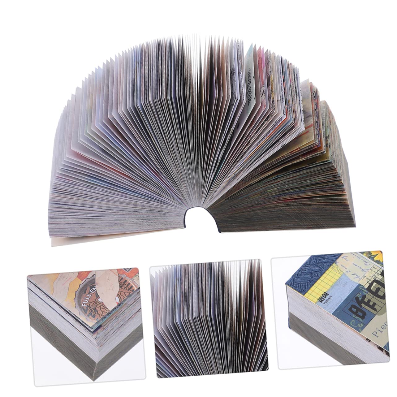 EXCEART 6piezas Cuaderno Retro Scrapbooking Material De Papel Para Diario y Manualidades Por Cuaderno Para Decoración y Recuerdos