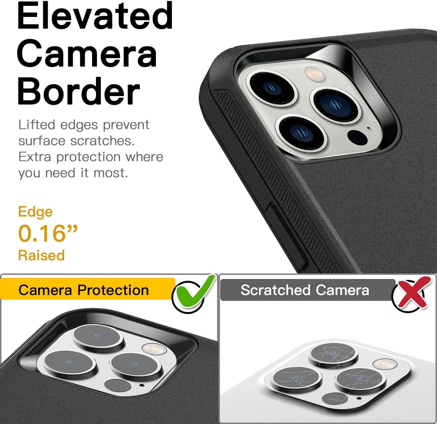 AICase Compatible with iPhone 12/Compatible with iPhone 12 Pro Case (2020) 6.1-Inch, Drop Protection Rugged Heavy Duty Case, Shockproof/Drop/Dust Proof 3-Layer Protective Tough Durable Cover