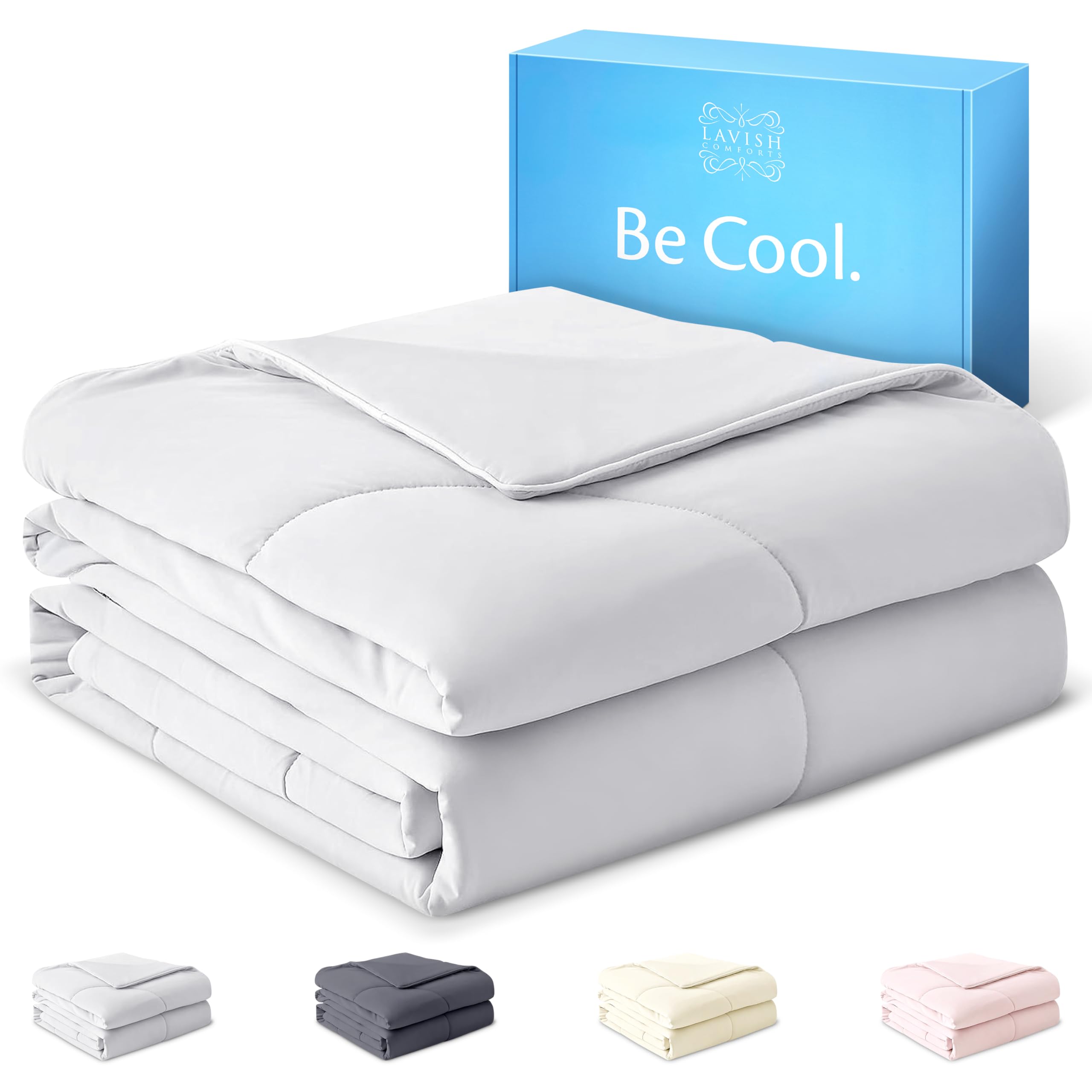 Lavish Comforts Cooling Comforter King Size