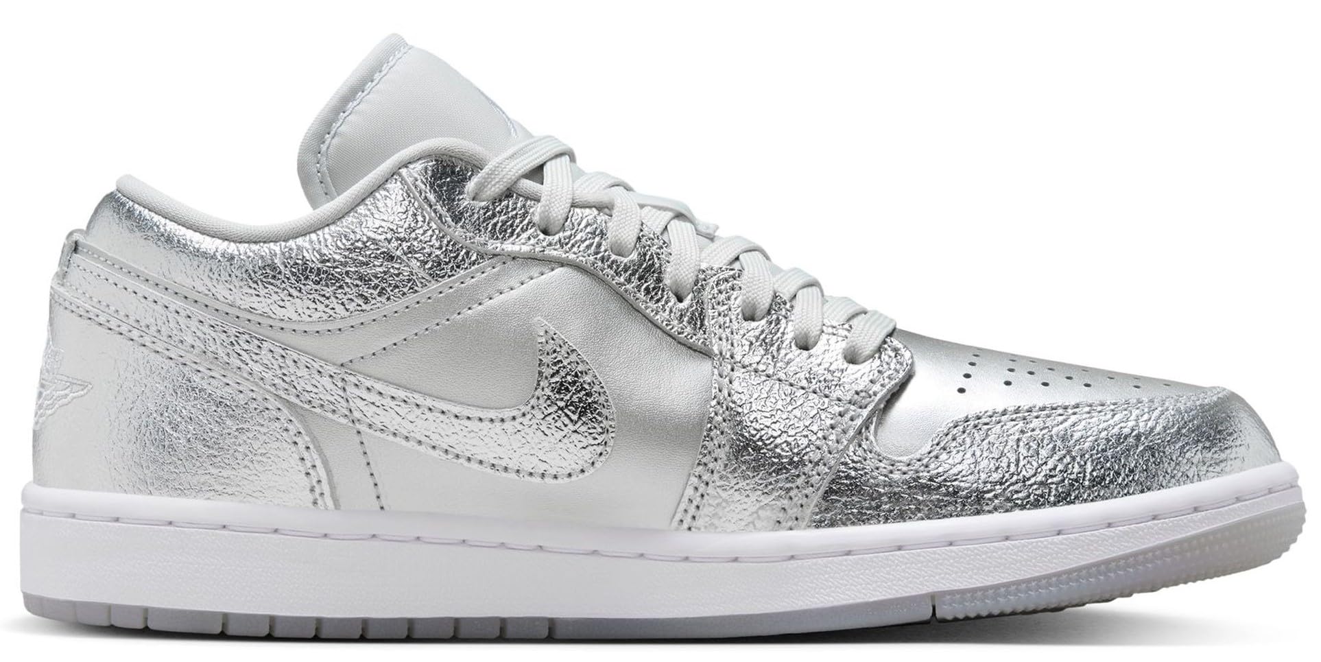 NIKE Jordan Women's Air 1 Low SE Metallic Silver/Photon Dust (FN5030 001) - 11.5