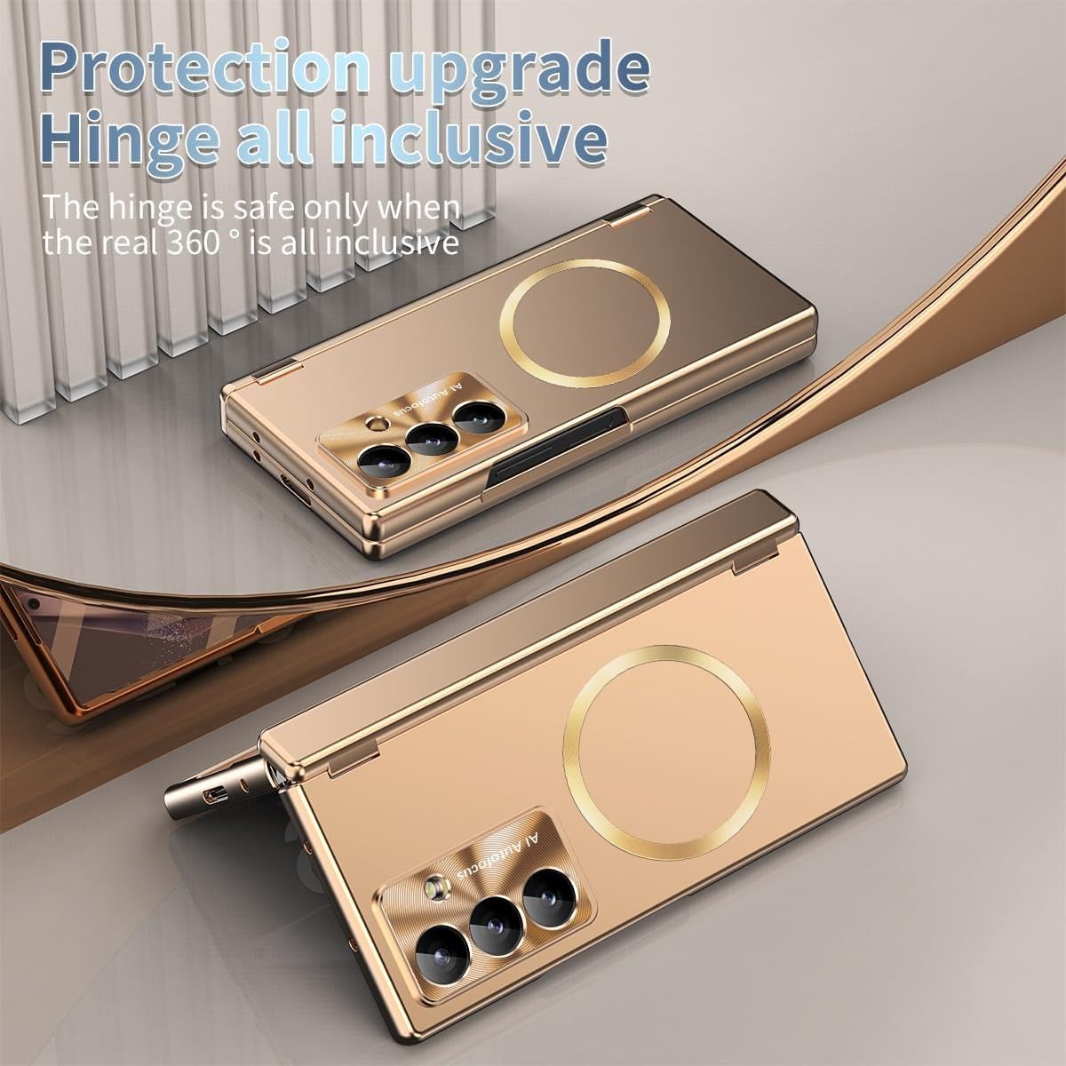 Custodia for Samsung Galaxy Z Fold 8 Ultra slot S-Pen ricarica magnetica