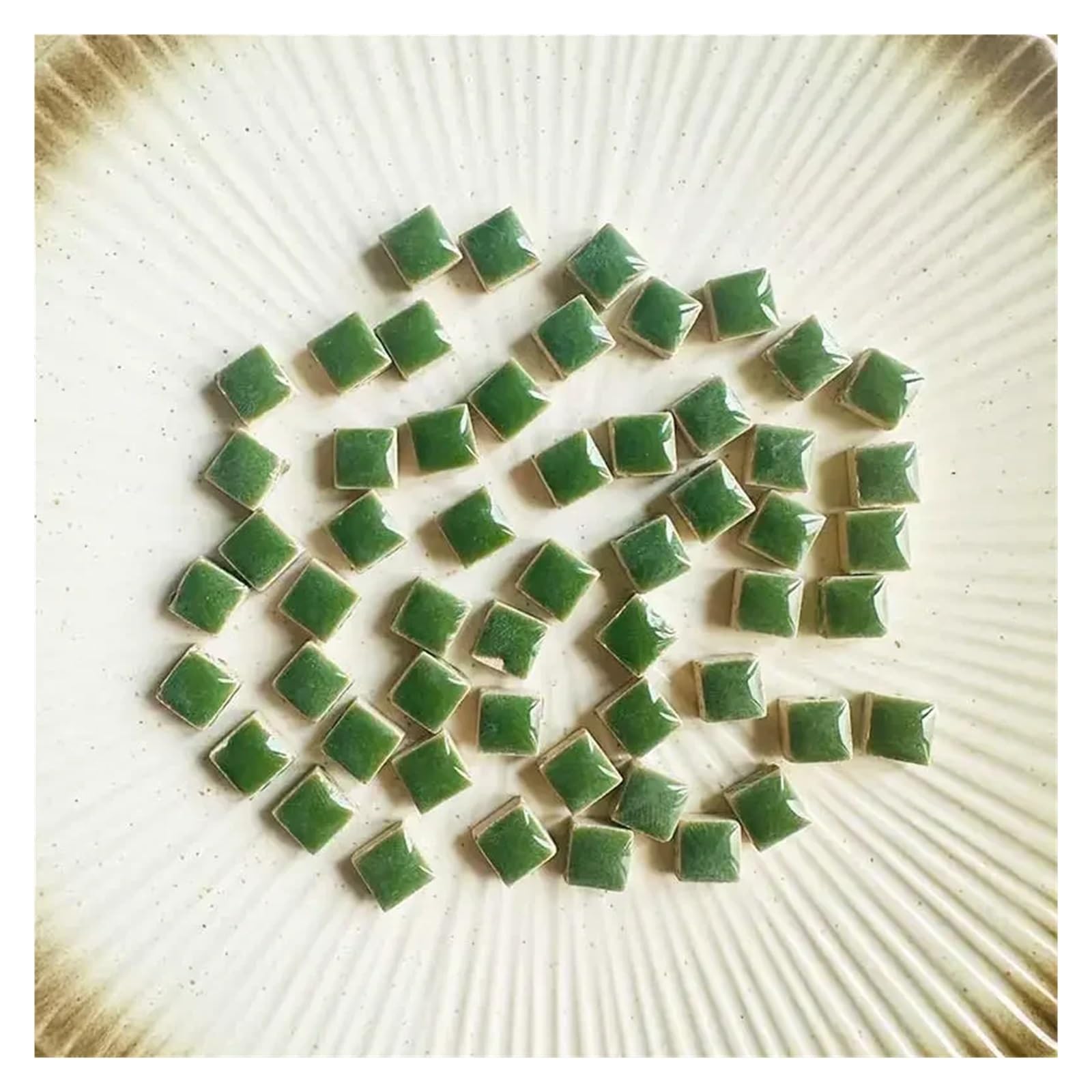 Sppeoukj Color 06 Diy 100G Ceramic Mosaic Tiles For Crafts Handmade Ornaments Wall Crafts Colorful Crystal For Decorative(Color 06)
