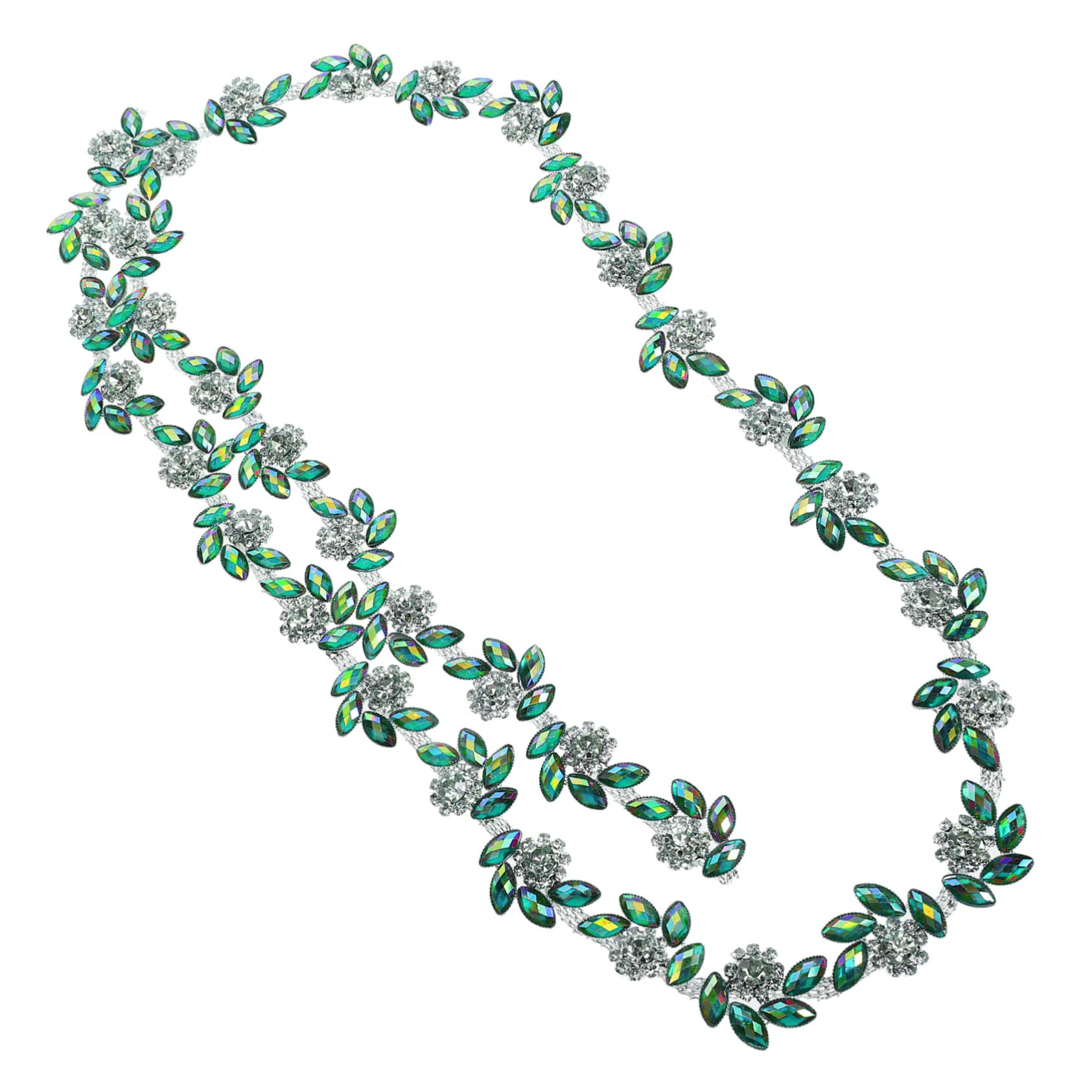 STOBOK 4pezzi Borsa Con Applicazione Di Fiori Strass Per Abbigliamento Da Cerimonia Decorazione Elegante Per Sposi e Damigelle Per Vestiti Scarpe e Accessori Fai Da Te