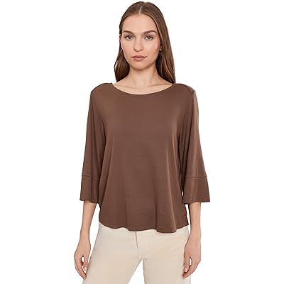 Michael Stars Rosalynn Wide Sleeve Boatneck Top