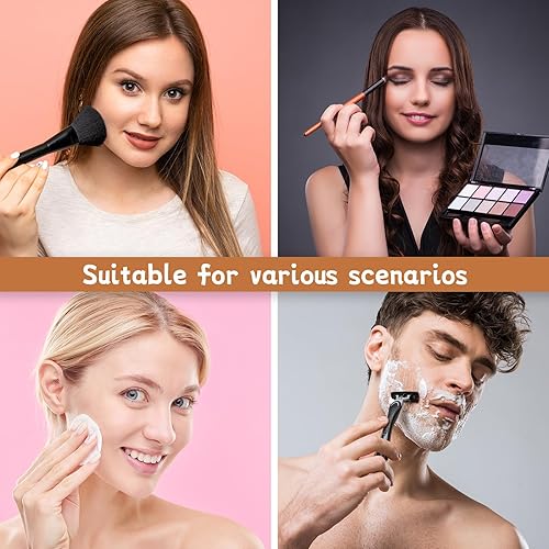 Miniatura 3 de YanTianLe Espejo de aumento de 10 aumentos iluminado con ventosa y cuello de cisne, control táctil, rotación de 360, espejo de tocador recargable