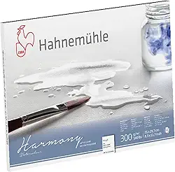 Aquarela Harmony 300 g/m², textura rugosa, A4, 12 fls
