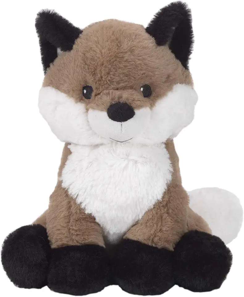 Lambs & Ivy Painted Forest Brown/White Plush Fox Stuffed Animal - Knox