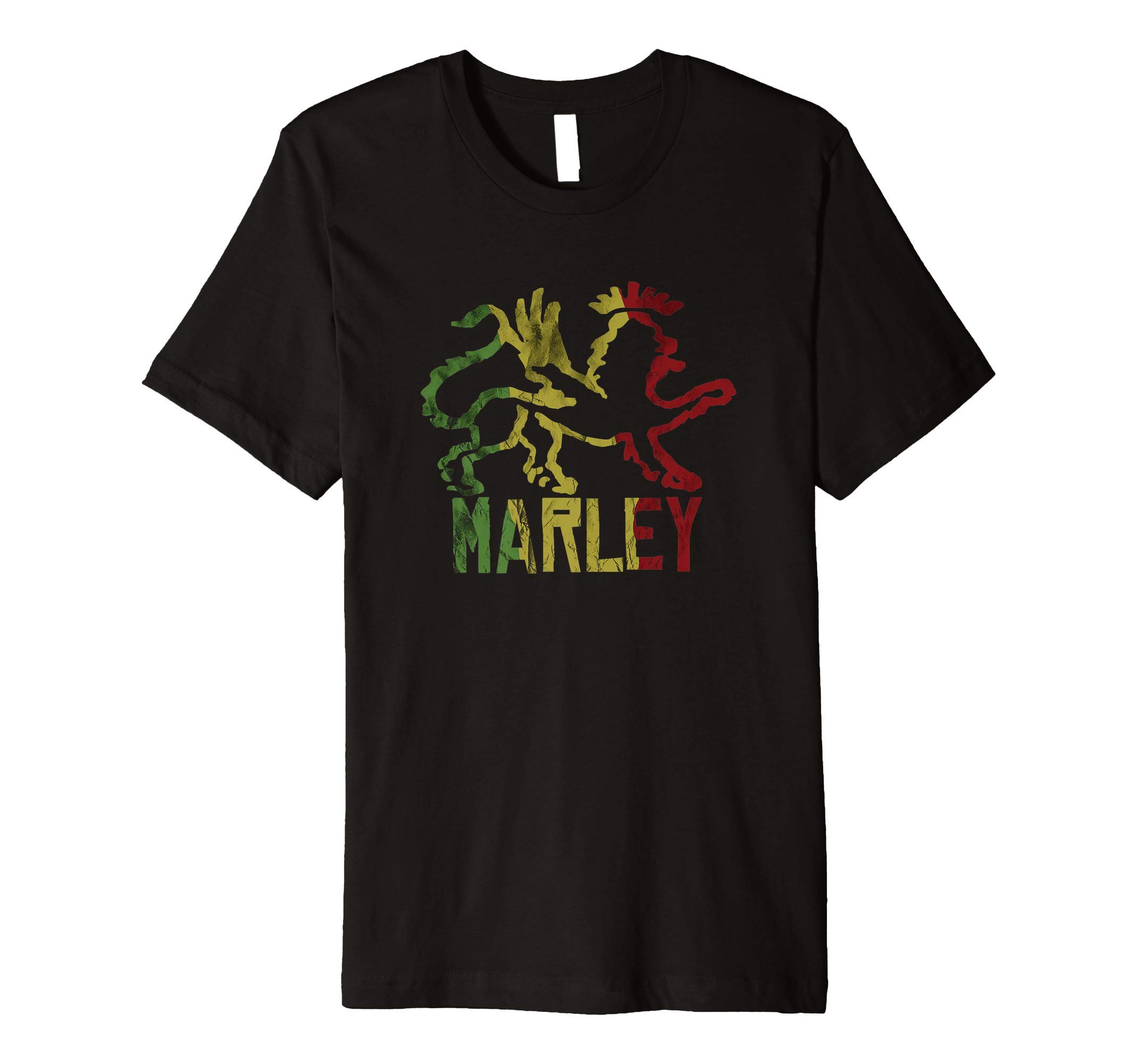 Ziggy MarleyTuff Gong Official Merchandise - Rasta Lion Premium T-Shirt