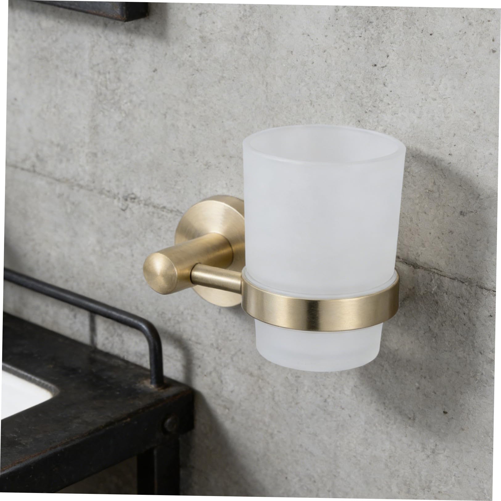 Portacepillos de Dientes para Baños de Pared Vaso de Vidrio