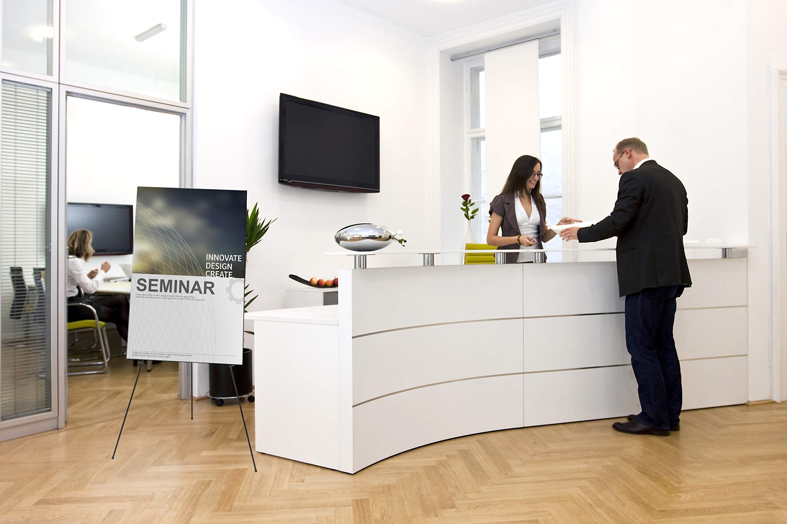 Bi-Office Flex Chevalet de conférence ultra léger Noir