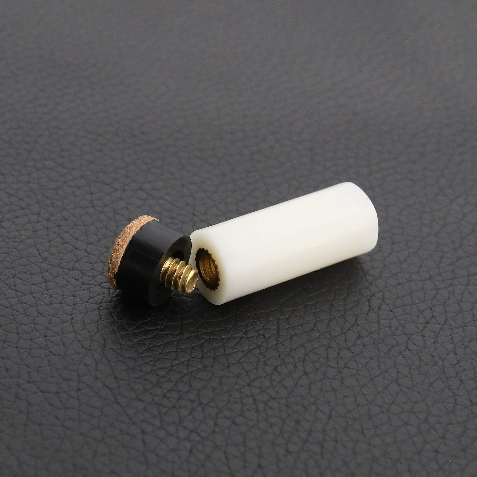 OTOTEC 20 Juegos de Puntas para Tacos de Billar Atornilladas de 11mm con Virolas de Palo de Billar Atornilladas Accesorios de Repuesto para Billar Inglés Suministros para El Hogar