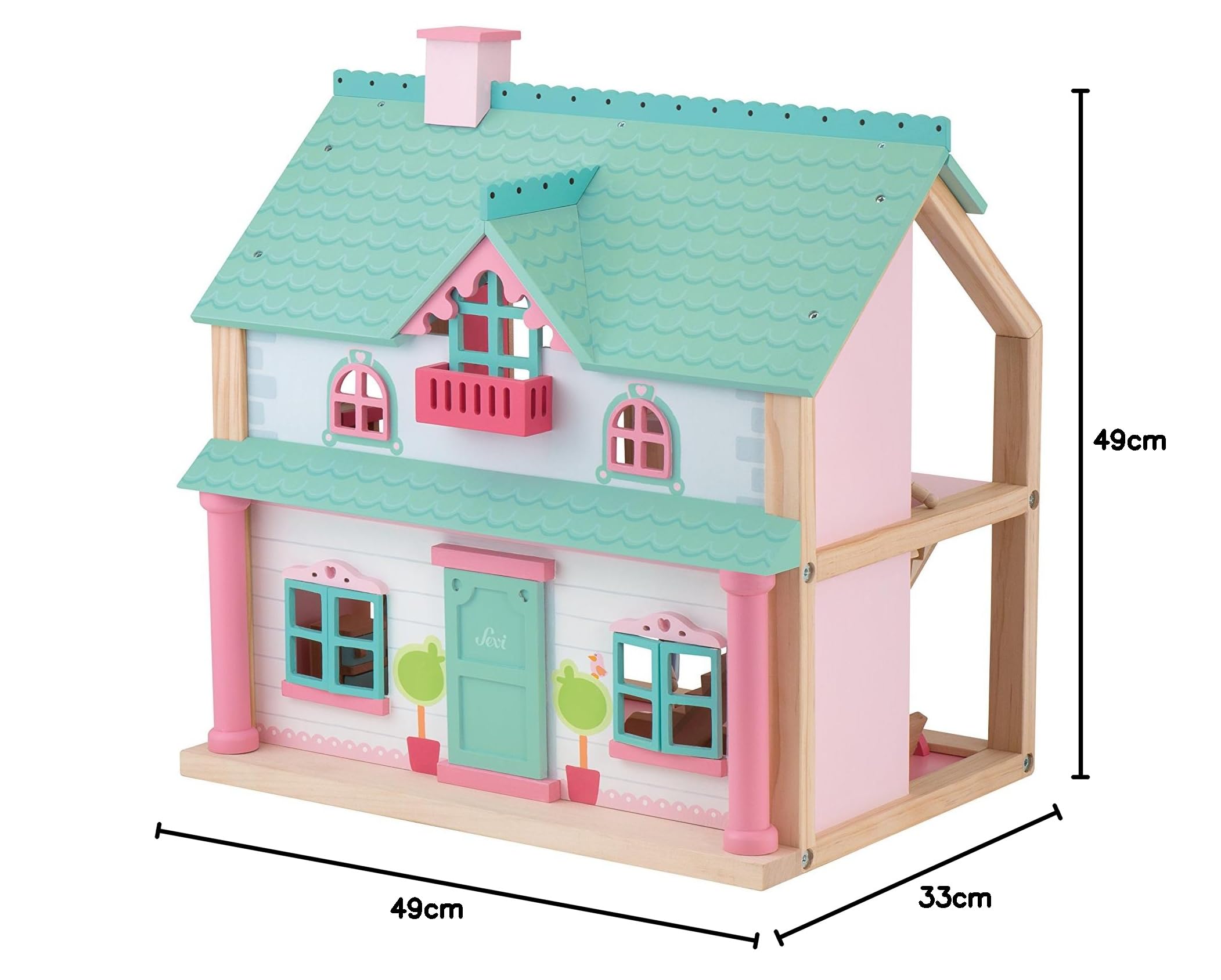 Trudi 82959 - Cottage Sevi Haus, 49 x 49 x 33 cm