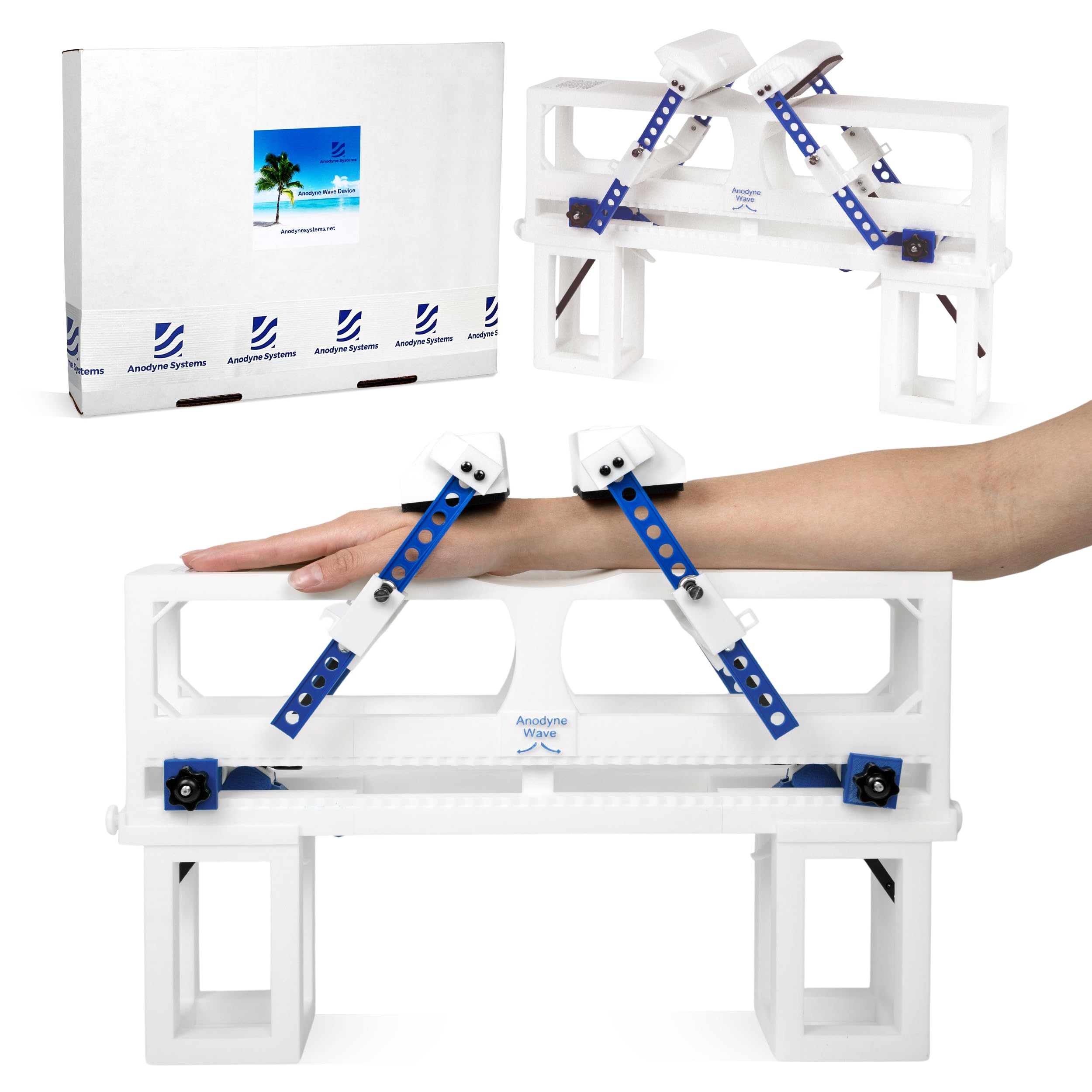 Anodyne SystemsThe Anodyne Wave Carpal Tunnel Relief Device - Easy to Use and Painless Carpal Tunnel Brace Alternative for Wrist Pain Relief - Quick and Long-Lasting Relief from Carpal Tunnel Syndrome Symptoms