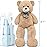 Toys Studio Giant Teddy Bear Plush Stuffed Animals for Girlfriend or Kids 47 Inch, (Light Brown)