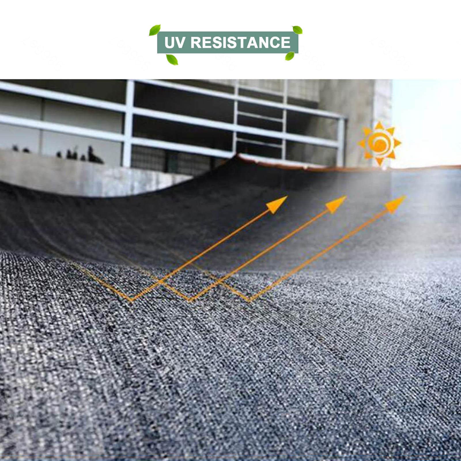 Rete Ombreggiante Impermeabile HDPE 2x4m – Protezione Solare 80% Con Occhielli