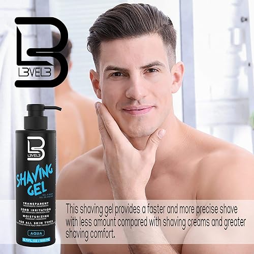 Miniatura 6 de Gel de afeitar Level 3 – Gel de afeitado recto – No irritante – L3 de olor refrescante – No necesita toalla caliente – Gel de afeitar de nivel tres