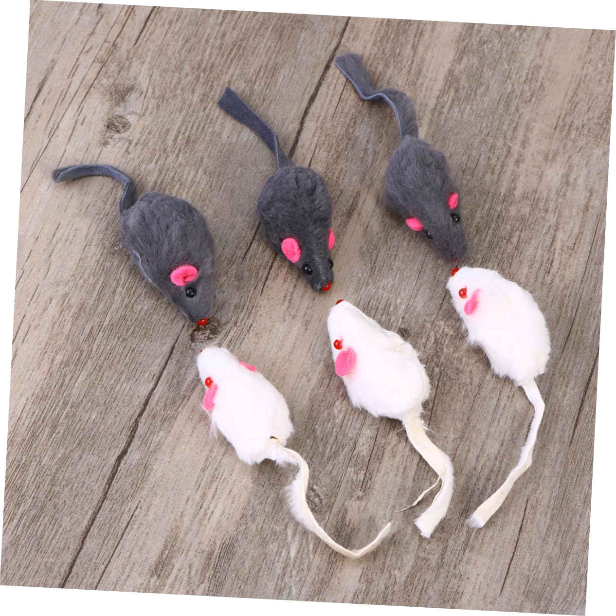 Katzenspielzeug Maus Aus Plüsch – Mit Quietschfunktion, Realistisches Beißtraining, Für Indoor-Kätzchen, Weich & Interaktiv