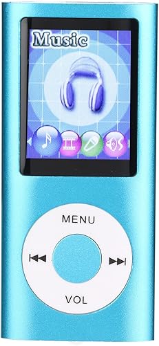 Reproductor MP3 de 1.8 pulgadas, pantalla a color Tft, compatible con tarjeta de memoria de 64 GB, soporte de música, video, imagen, grabación,