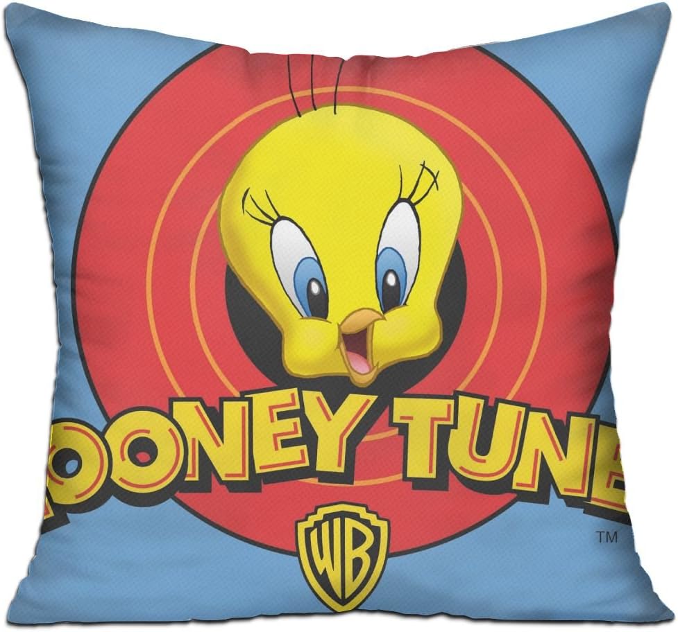 MFINDZZ Tweety Bird Cushion Pillow Custom Zippered Photo Pillow Custom Personality Christmas Gift