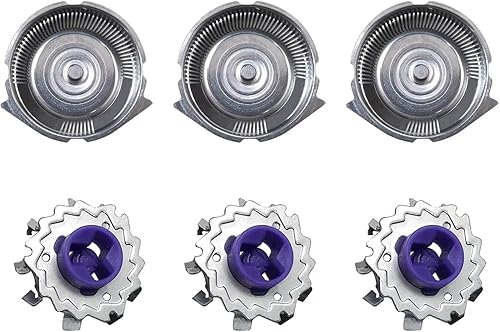 NGHTMRE Cabezal de repuesto para máquina de afeitar eléctrica HQ8 para Philips Norelco 7310XL 7315XL 7325XL 7340XL 7345XL 7350XL 3Pcs