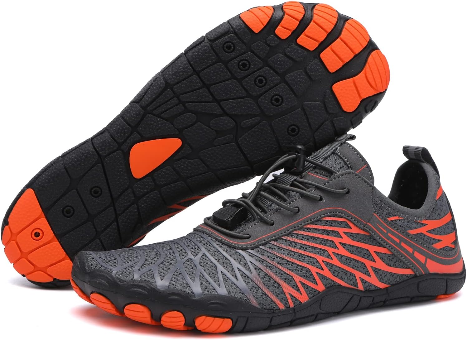 Men Women Water Shoes Quick Dry Aqua Sports Water Shoes Ultralight Anti Slip Sole Water Shoes for Swimming Diving Snorkeling and Hiking Big Size Shoes Hard Sole
