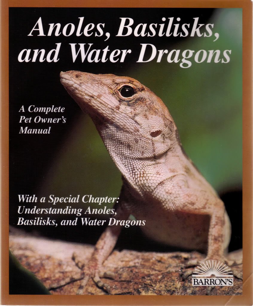 Anoles, Basilisks and Water Dragons: A Complete Pet Care Manual (More Complete Pet Owner's Manuals)