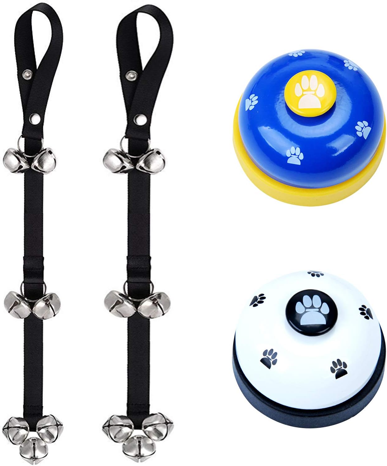 NEPAK 4 Pack Dog Bells for Potty Training + Pet Training