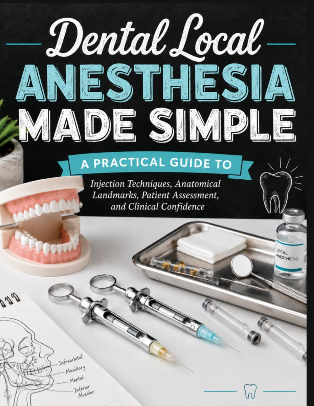 Dental Local Anesthesia Made Simple: A Practical Guide to Injection Techniques, Anatomical Landmarks, Patient Assessment, and Clinical Confidence